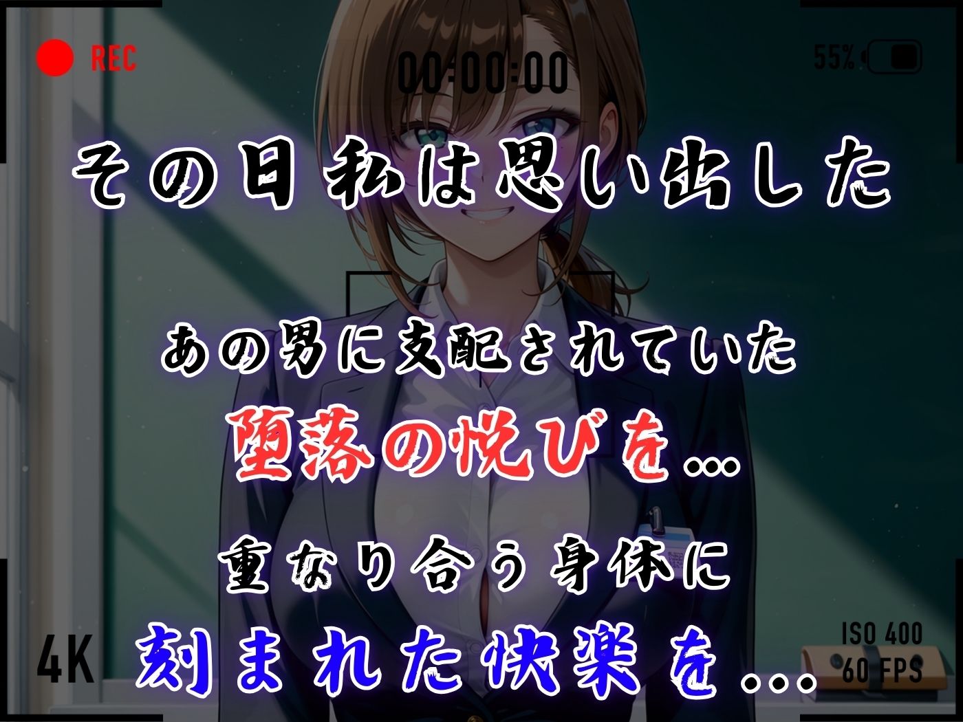 【4Kイラスト】1万3000人の生徒を抱いた校長による篠原結衣への性指導（バレンタイン編） - サンプル画像 3