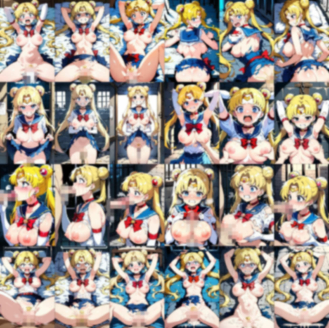 虜囚 セー〇ー戦士たち - サンプル画像 5