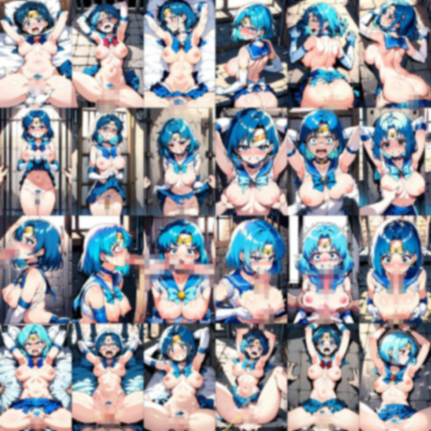 虜囚 セー〇ー戦士たち - サンプル画像 6