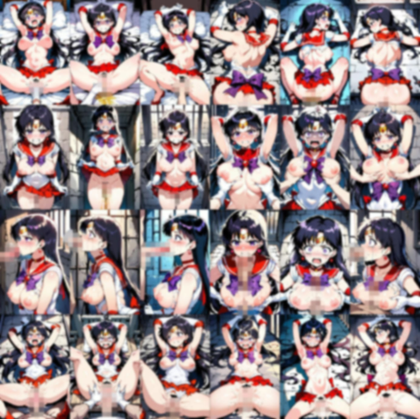 虜囚 セー〇ー戦士たち - サンプル画像 7