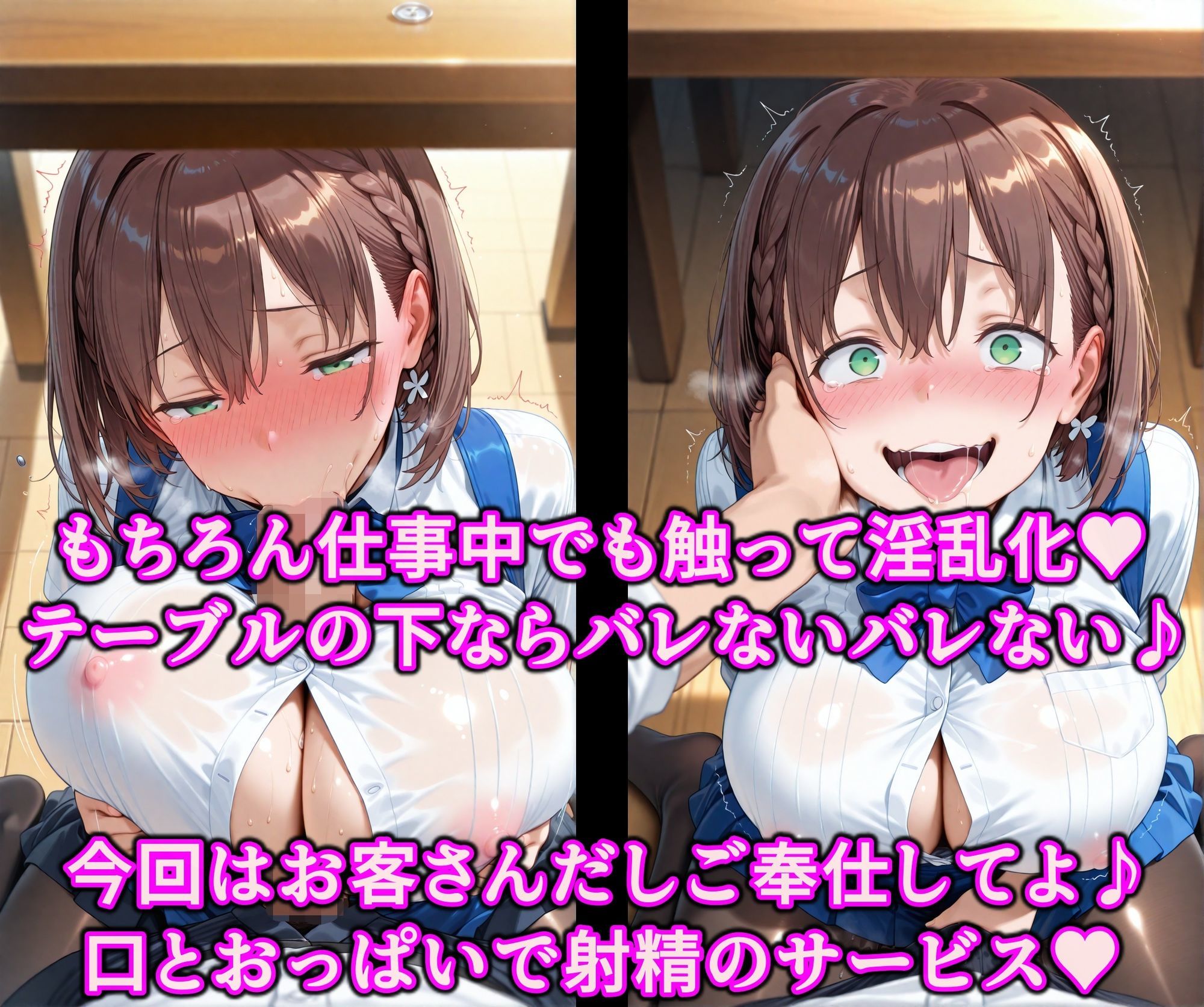 お兄さんから爆乳女子をNTR！！媚薬タッチでたわわJ系を快楽堕ち！！チンポ中毒のドスケベ痴女に淫乱調教 - サンプル画像 9