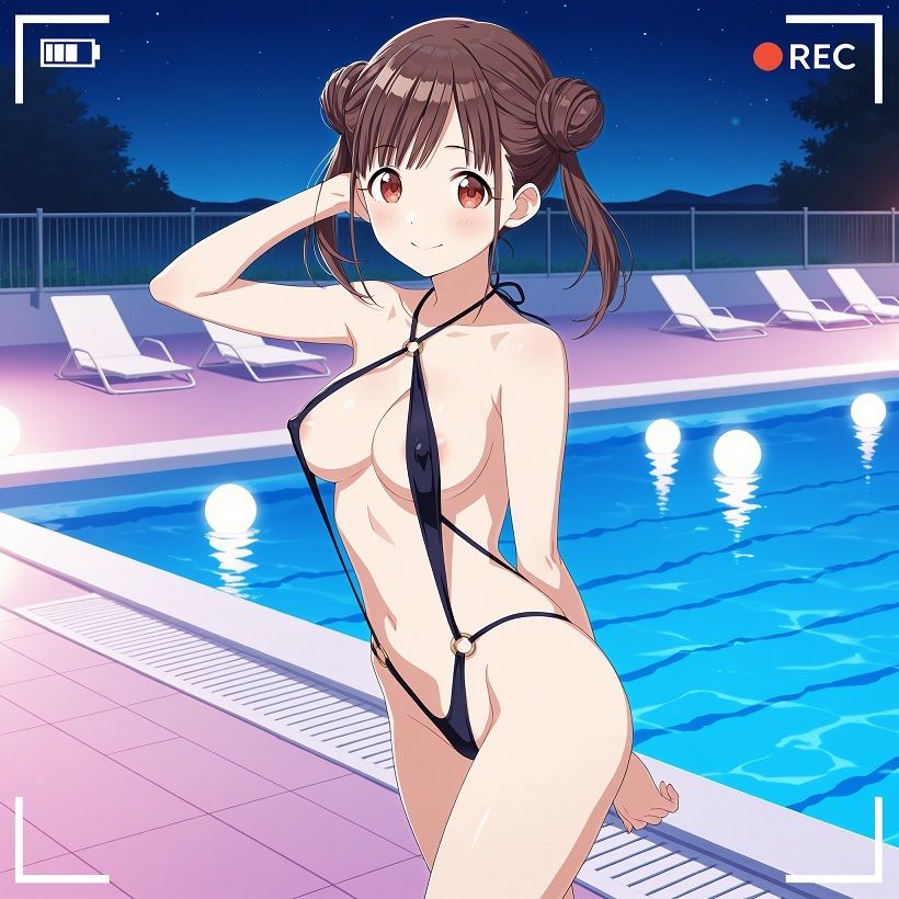 枕営業で虜にされたアイドル達 ナイトプール編5 - サンプル画像 1