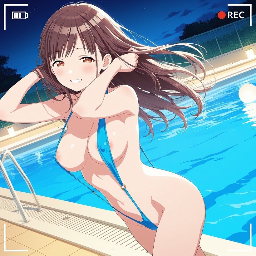 枕営業で虜にされたアイドル達 ナイトプール編5 - サンプル画像 2