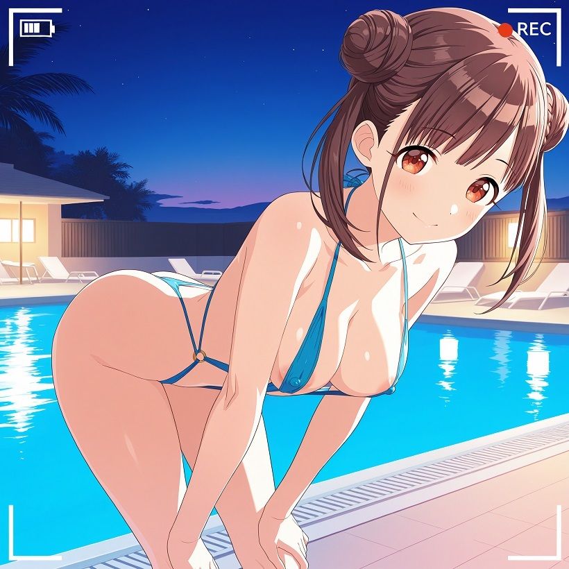 枕営業で虜にされたアイドル達 ナイトプール編5 - サンプル画像 3