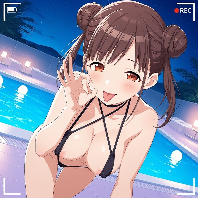 枕営業で虜にされたアイドル達 ナイトプール編5 - サンプル画像 4