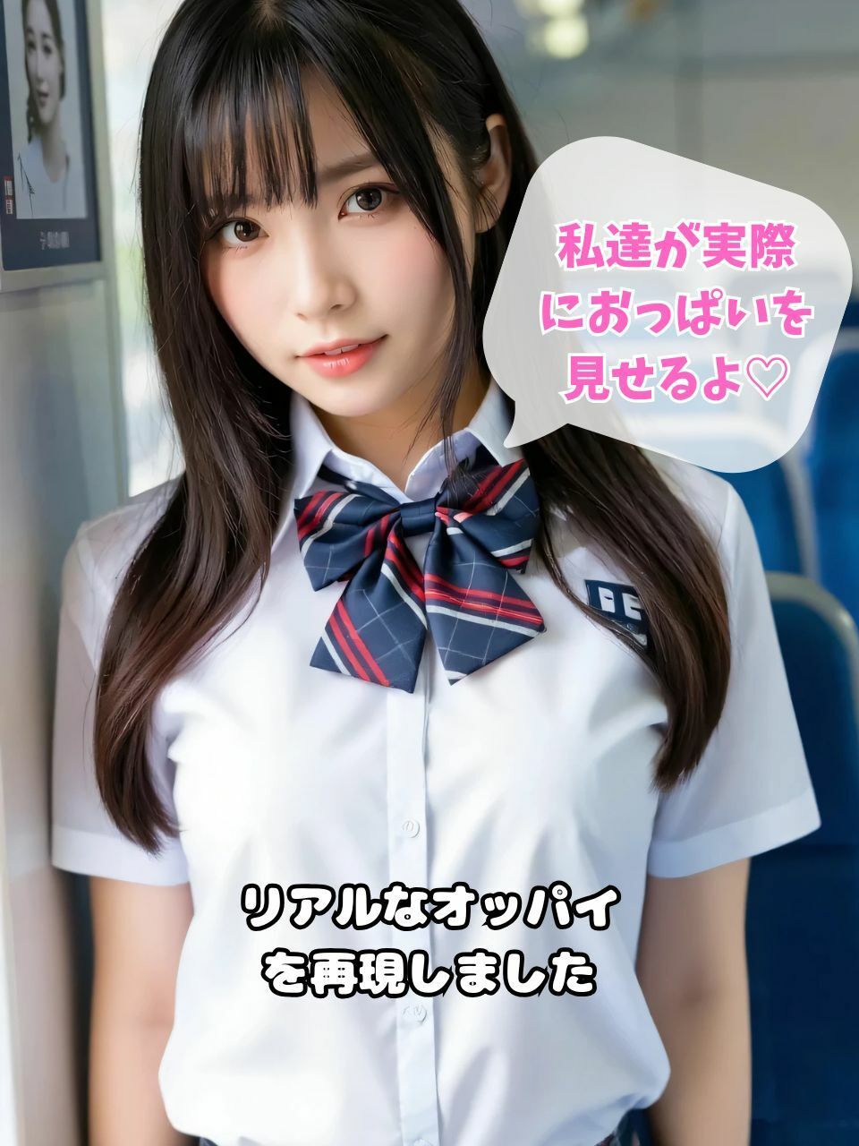 AI女子校正Real Movie オッパイ編 - サンプル画像 1