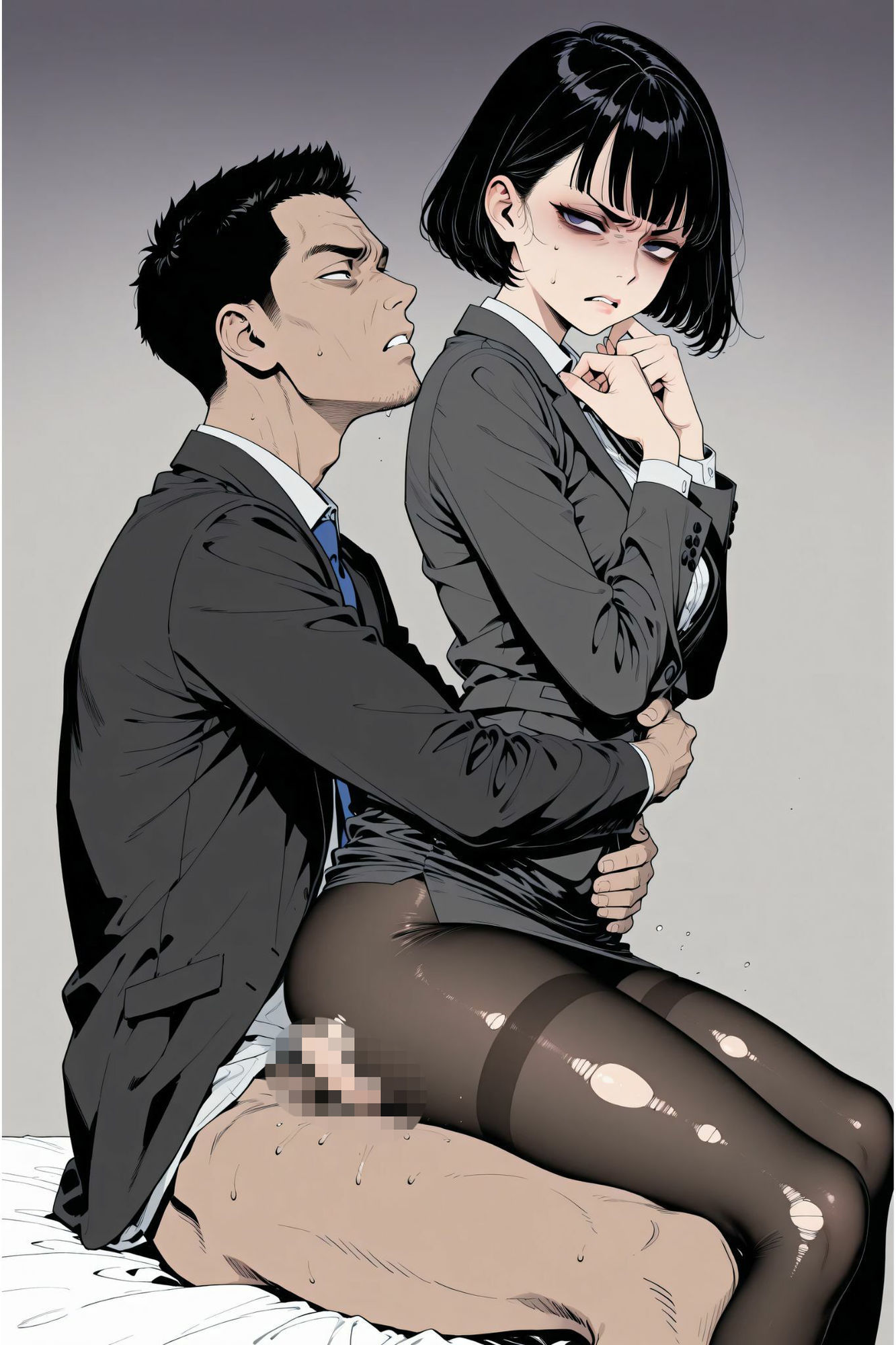 嫌悪感2:国家公認の繁殖執行――見下していた底辺の「種」を強●受精させられる女たちの絶望 - サンプル画像 5