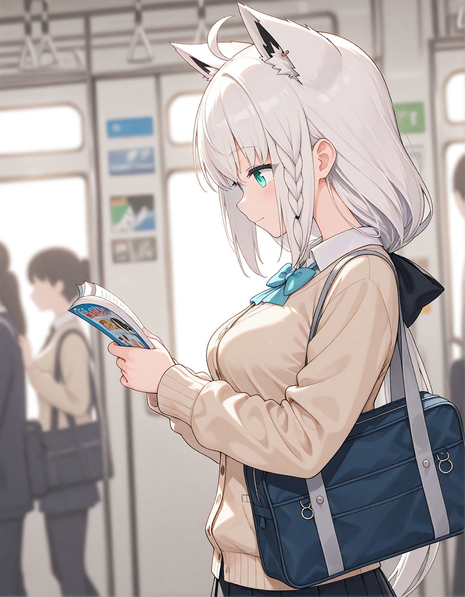 痴●電車 犯●れた少女 白上フ●キ編 - サンプル画像 2