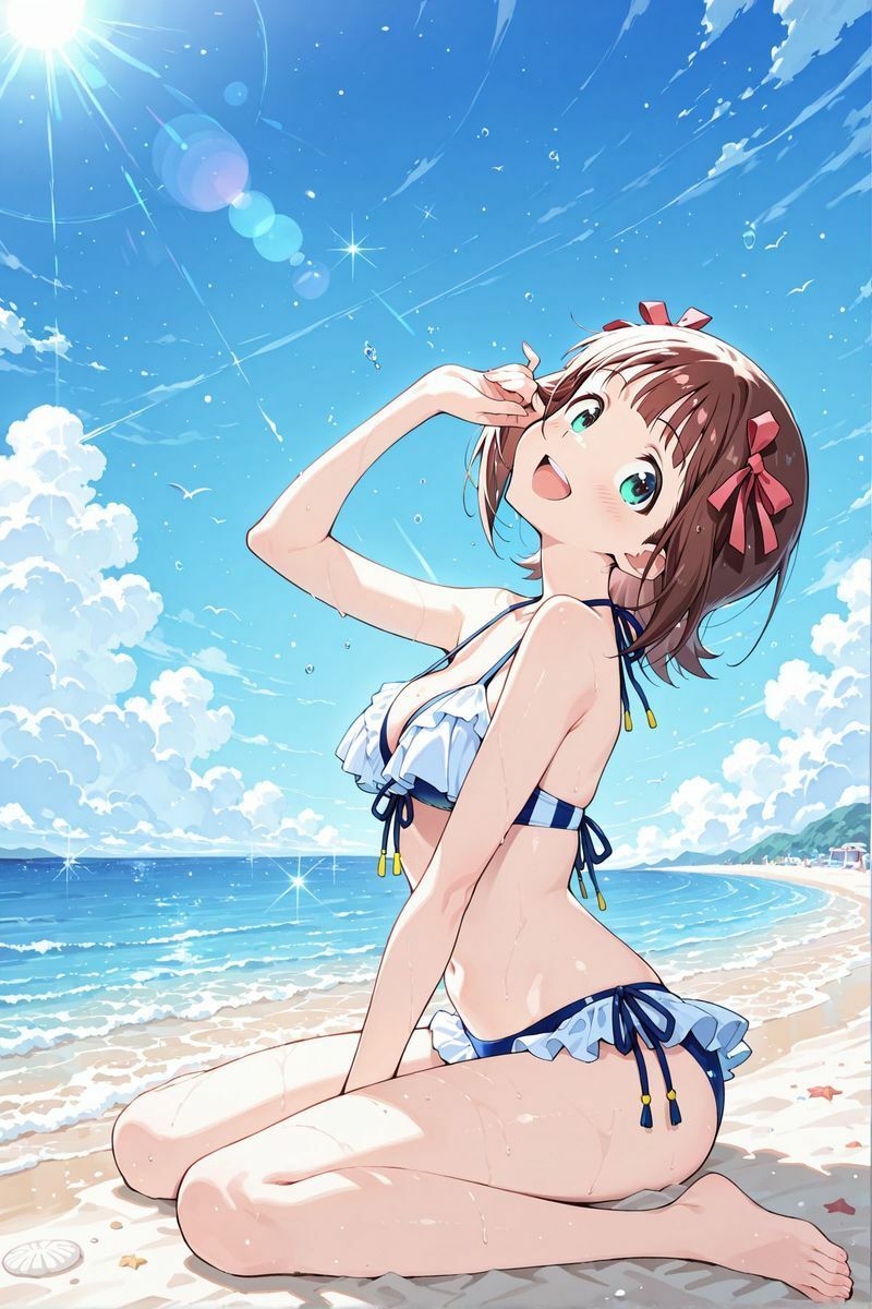 アイドル○スター  水着に着替えたら3 - サンプル画像 1