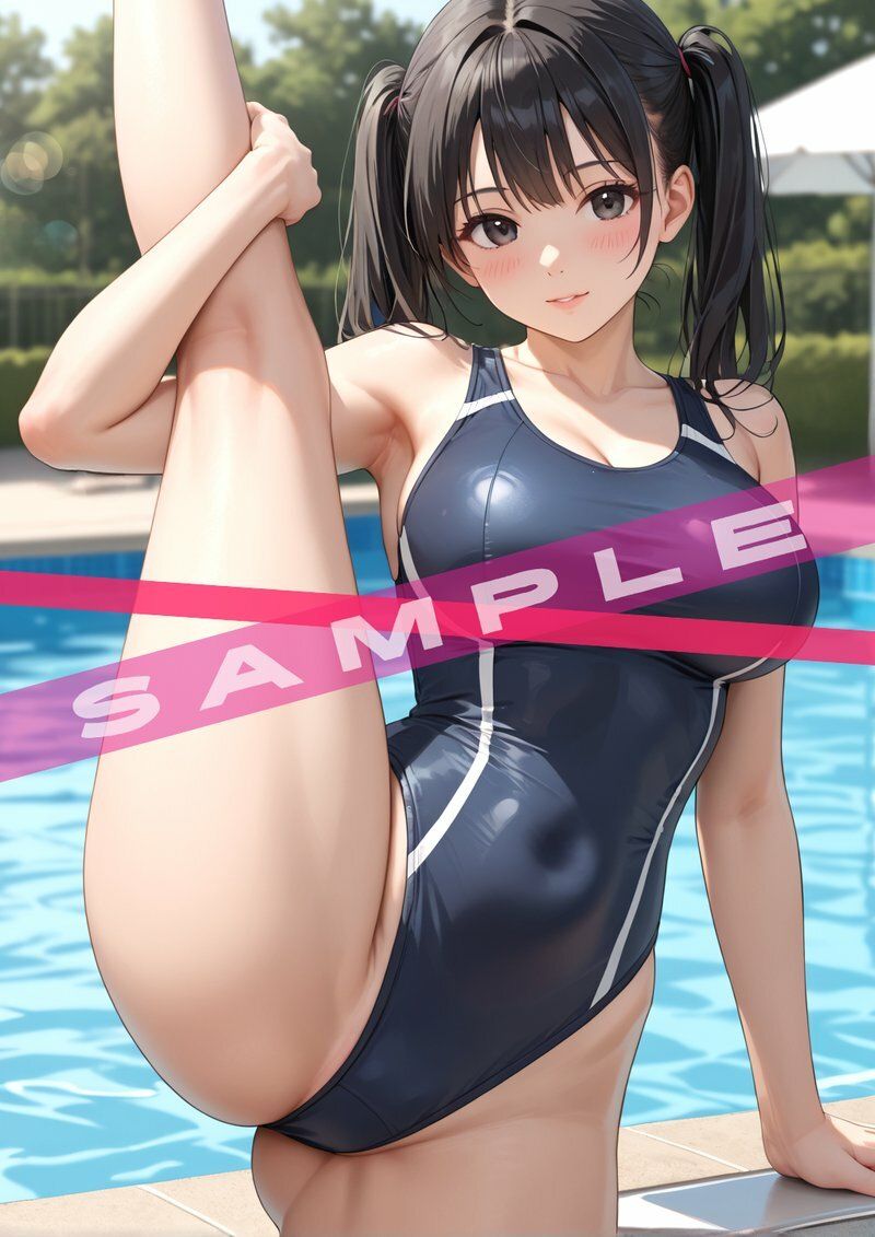 【高画質333枚】スク水 美少女 グラビア＆ヌード 写真集 - サンプル画像 1