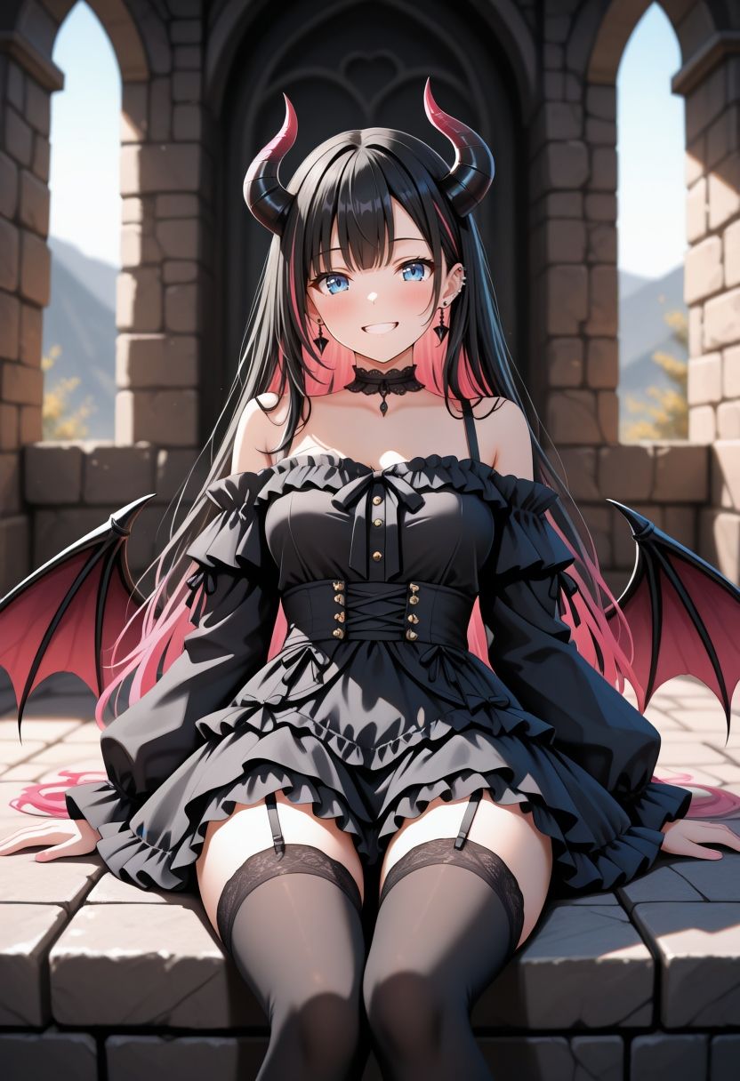 社会人コスプレイヤーの秘密ラブホ撮影会 悪魔編 - サンプル画像 1