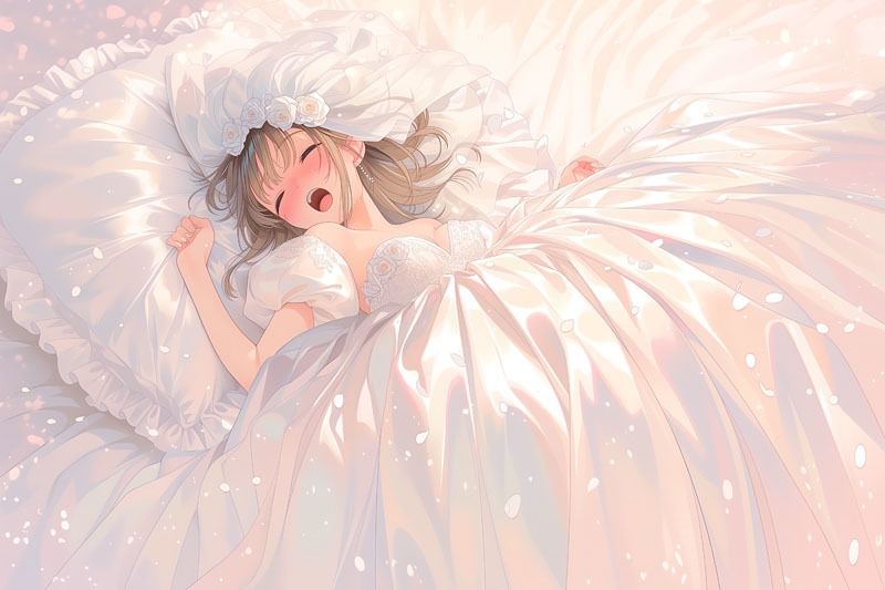 【ドレス美少女49】ツルツルドレスの中の秘め事 - サンプル画像 2