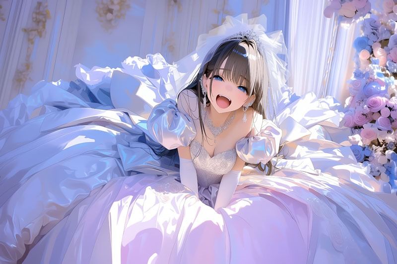 【ドレス美少女49】ツルツルドレスの中の秘め事 - サンプル画像 4