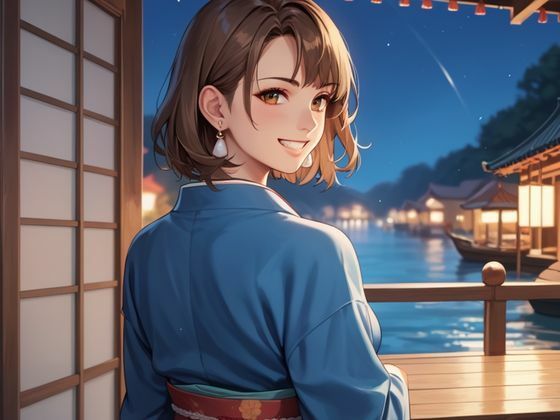 浴衣彼女と夏の思い出 - サンプル画像 1