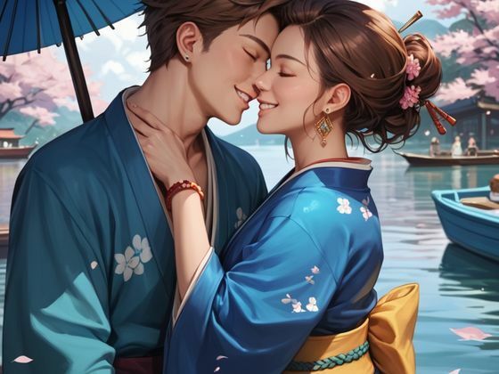 浴衣彼女と夏の思い出 - サンプル画像 2