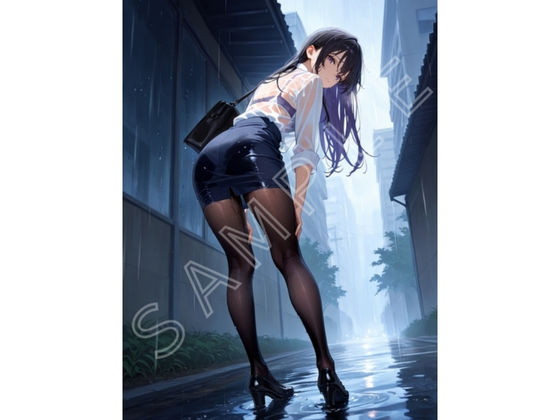 雨、濡れた先輩と僕の秘密。 - サンプル画像 1