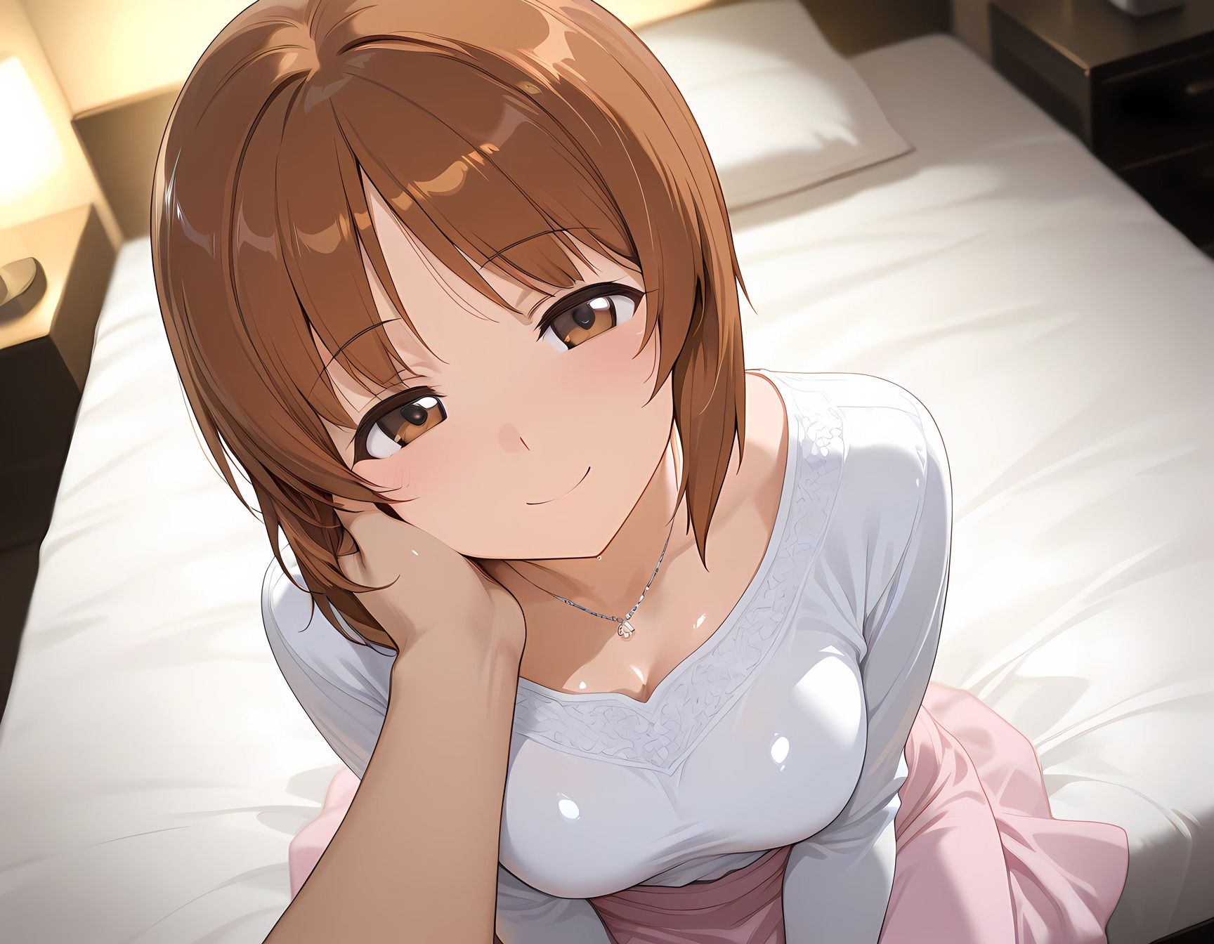 【ガールズ＆パンツァー】大人っぽい西住みほとホテルでイチャラブ - サンプル画像 2