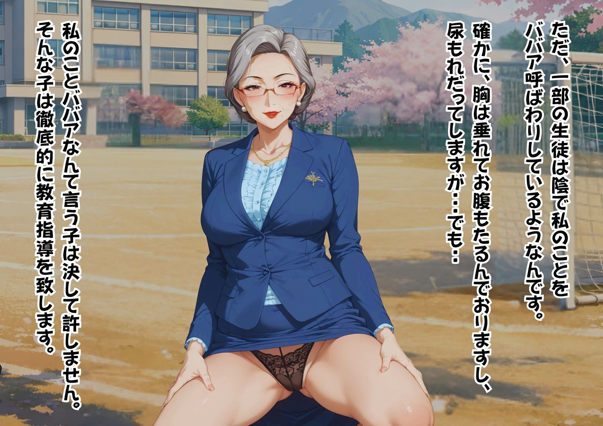 女校長の精活指導 - サンプル画像 2