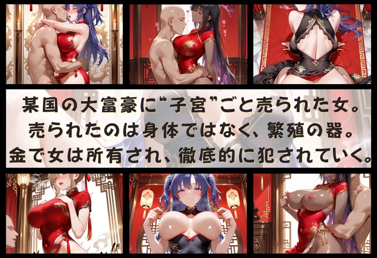 子宮を買われた女 〜性奉仕に人生を尽くす〜  チャイナ娘ver  ブルーアーカ〇イブ編 - サンプル画像 2