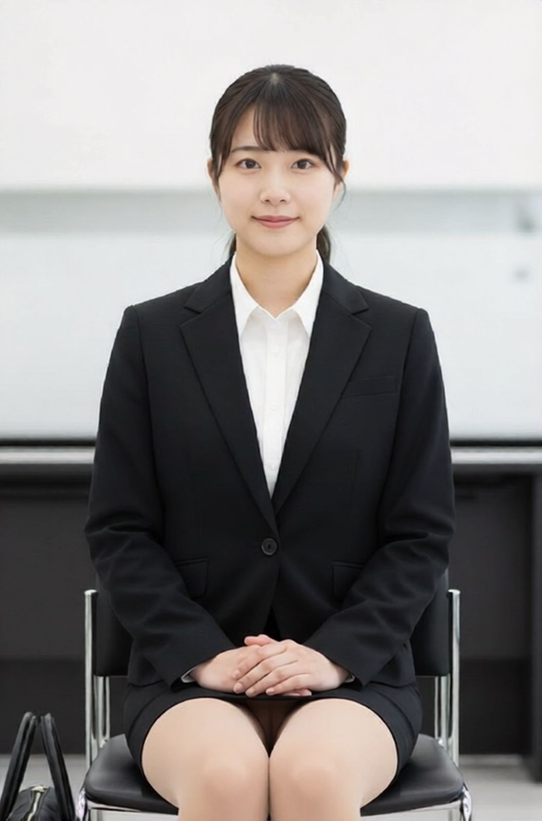 【AI動画】GGC vol.36 就活面接編6【パンチラ・手こき・フェラ・顔射】 - サンプル画像 2