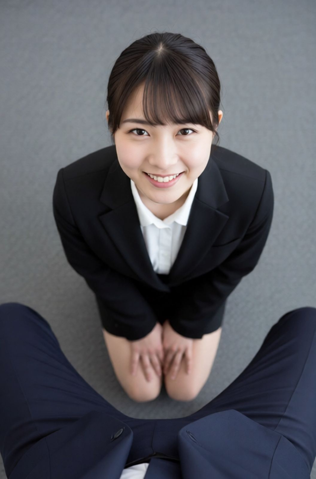 【AI動画】GGC vol.36 就活面接編6【パンチラ・手こき・フェラ・顔射】 - サンプル画像 3