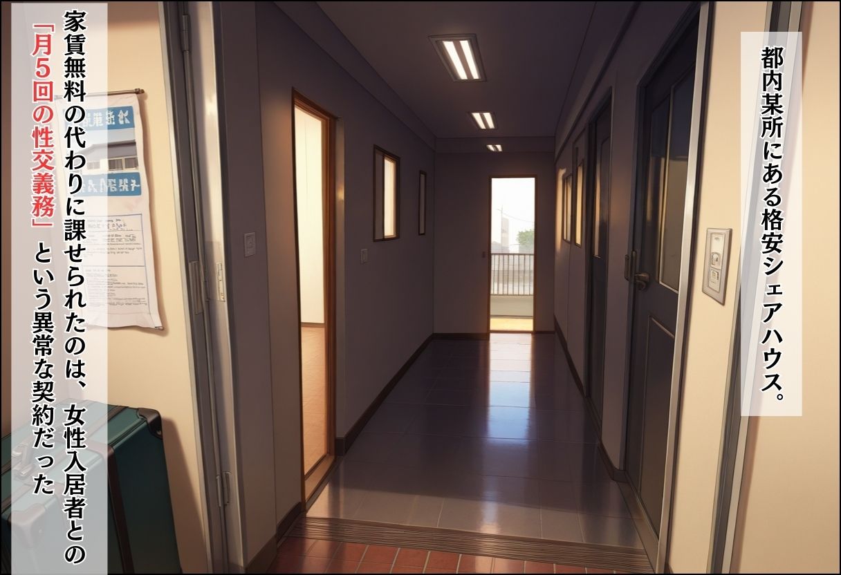 間違って女子校に入学したらムチムチ女子校生に毎日中出しを要求される学園生活〜巫女と婦警の純愛3P編 - サンプル画像 1