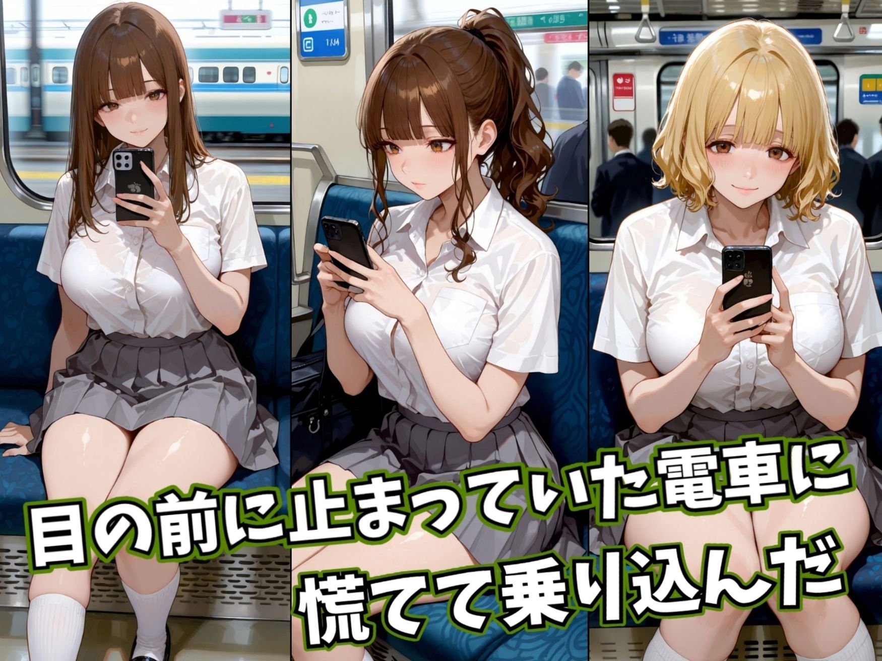 無限射精電車 〜次の停車駅は…君の奥〜Vol.2 - サンプル画像 5