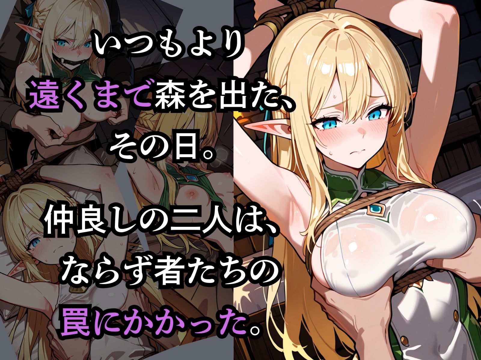 囚われたエルフ ーティアとリリー - サンプル画像 4