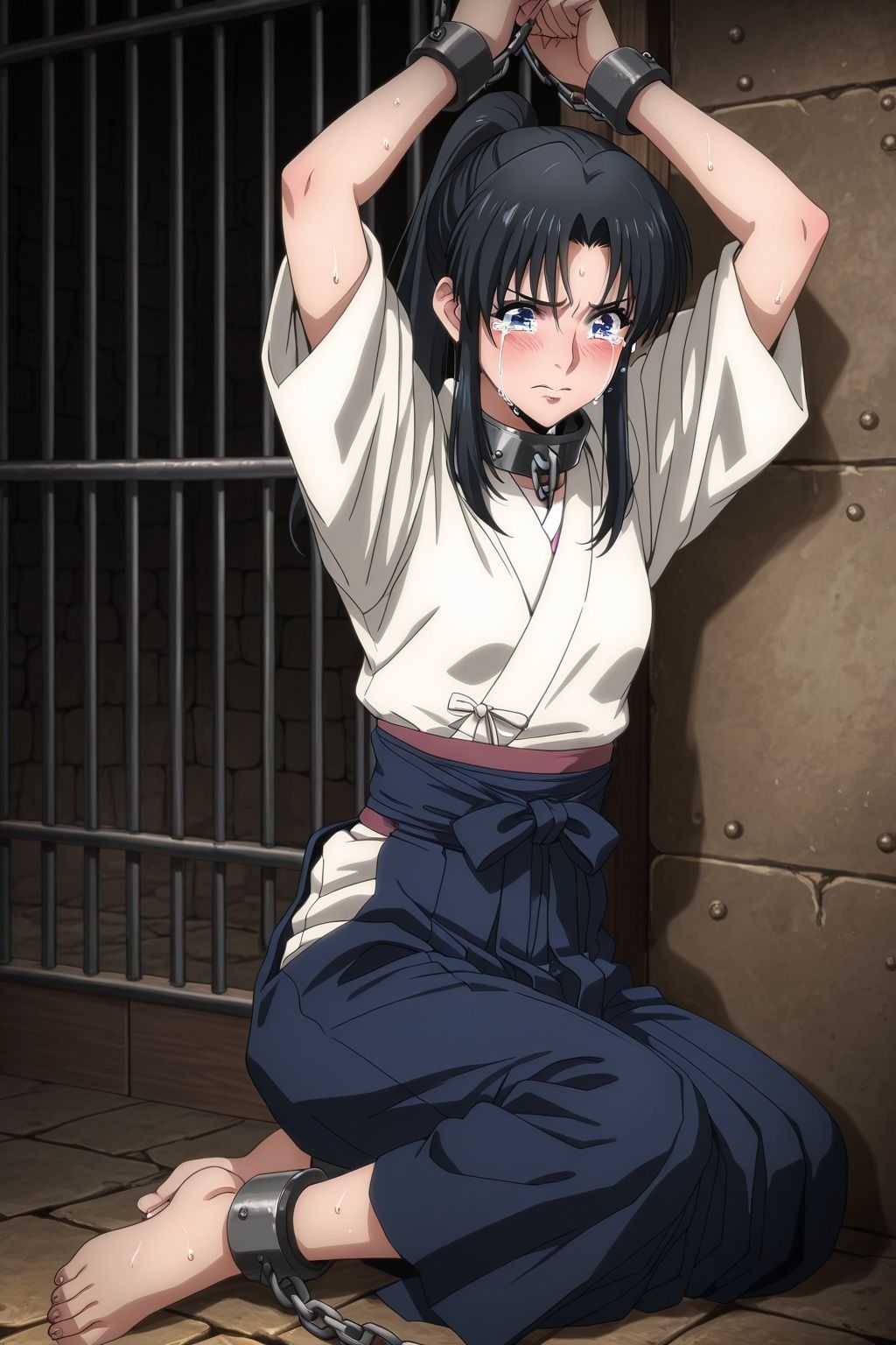 鎖縛り拘束拷× 処女〇辱セックス 薫 - サンプル画像 4