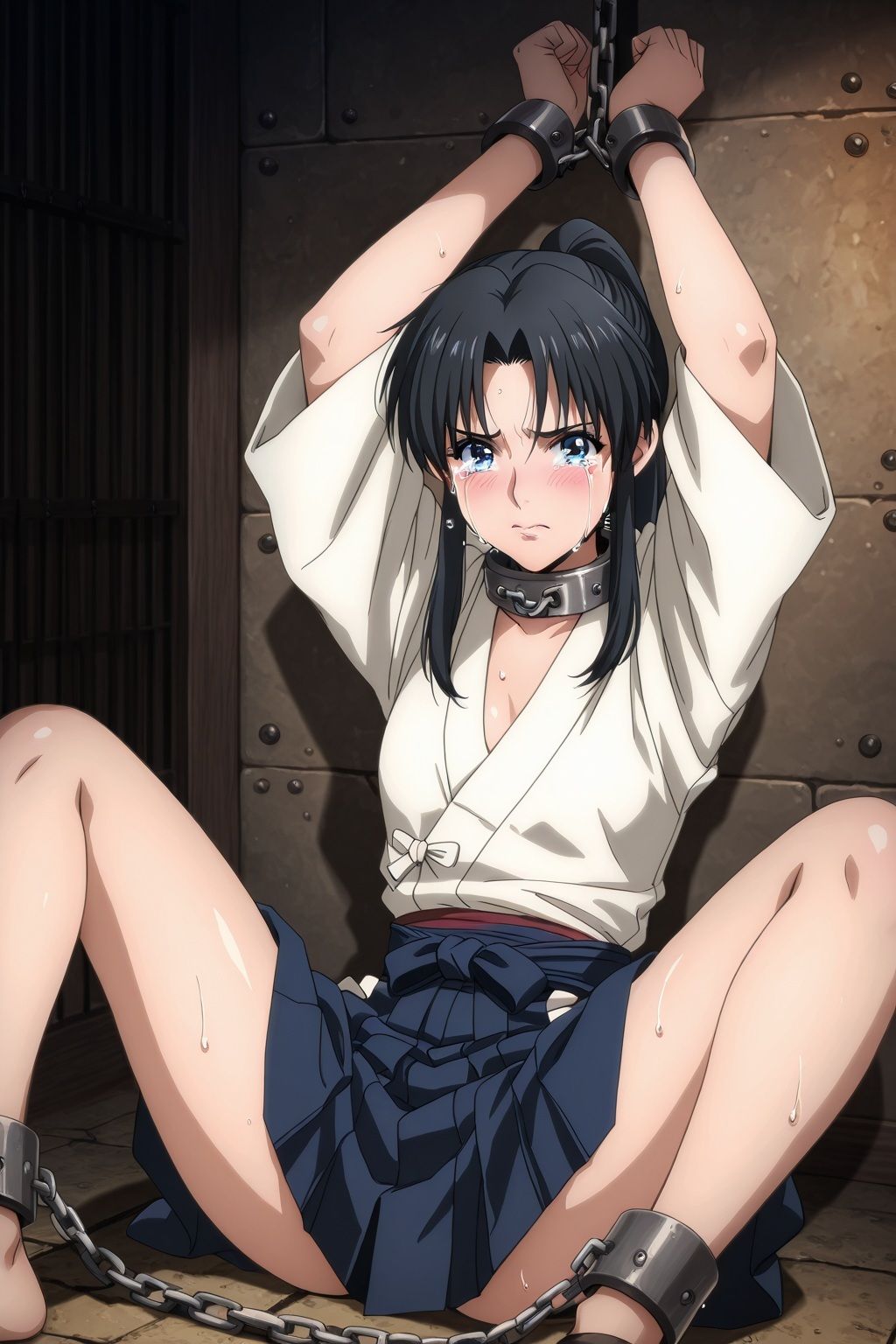 鎖縛り拘束拷× 処女〇辱セックス 薫 - サンプル画像 6