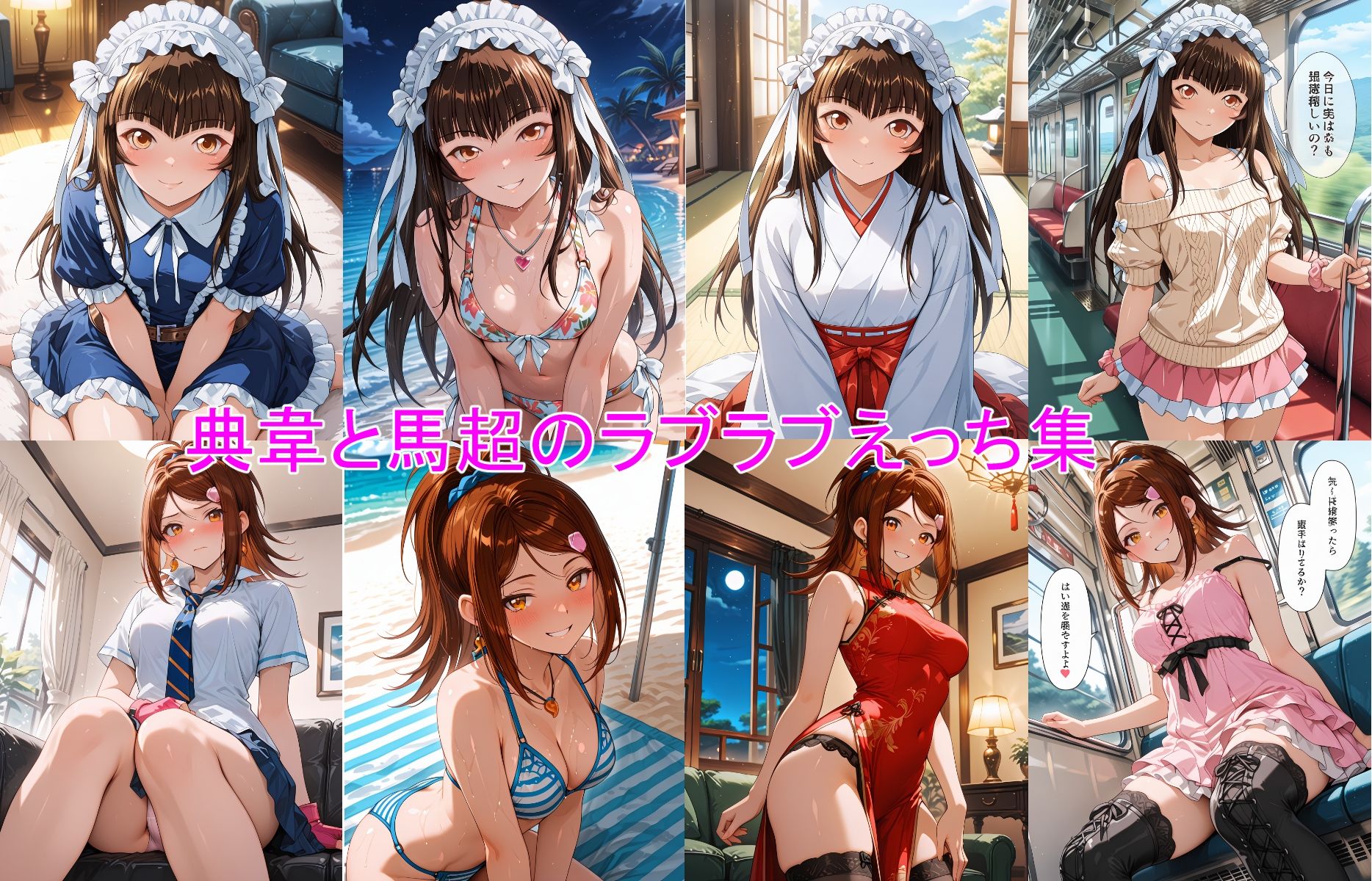 一騎〇千  典韋ちゃんと馬超ちゃんが大好き！ - サンプル画像 1