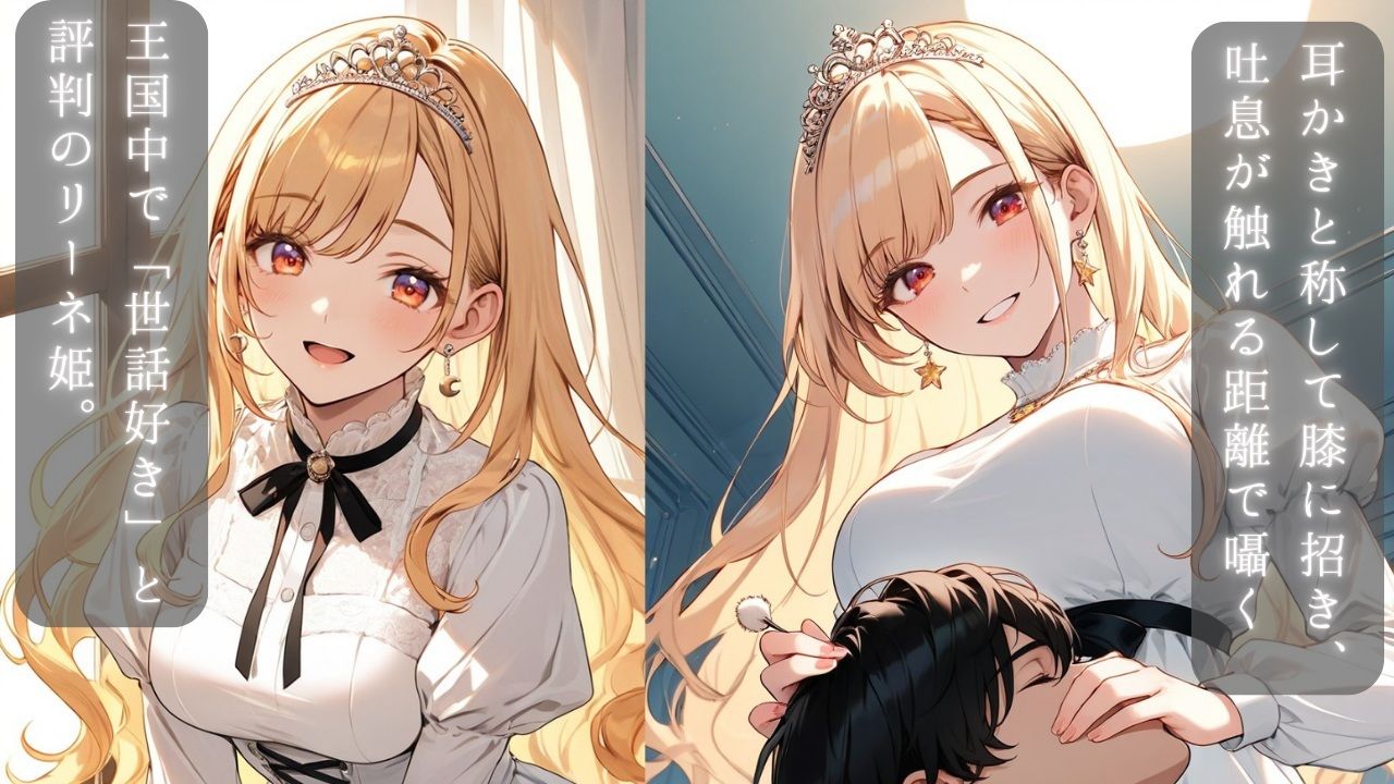 世話好きプリンセスの甘すぎる独占交尾〜着エロのまま0距離で絡み合う膝枕・添い寝・耳かき〜 - サンプル画像 3