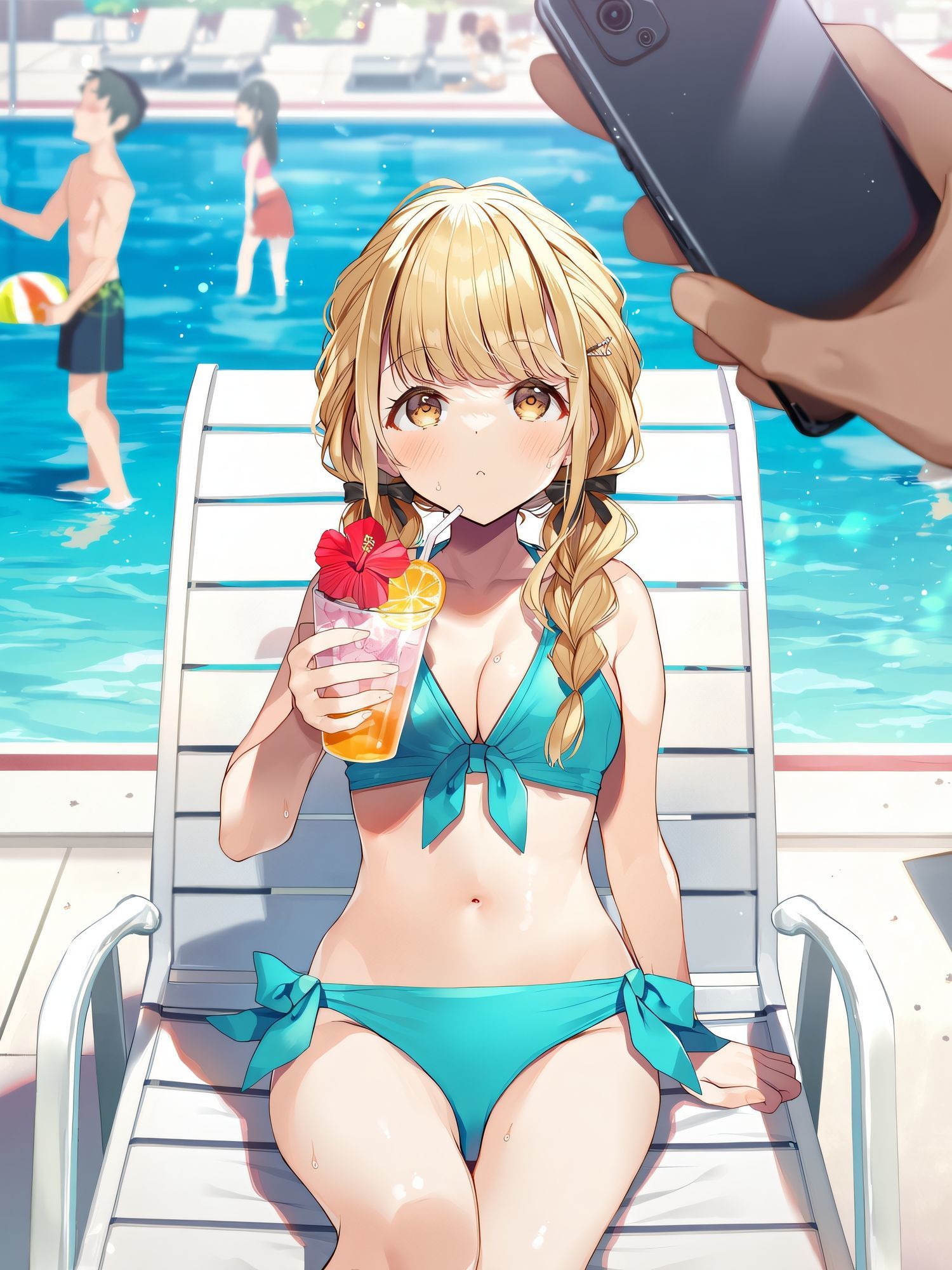 プールで見つけたアイドルに意識あり催◯かけて犯してみた〜藤◯ことね〜 - サンプル画像 2