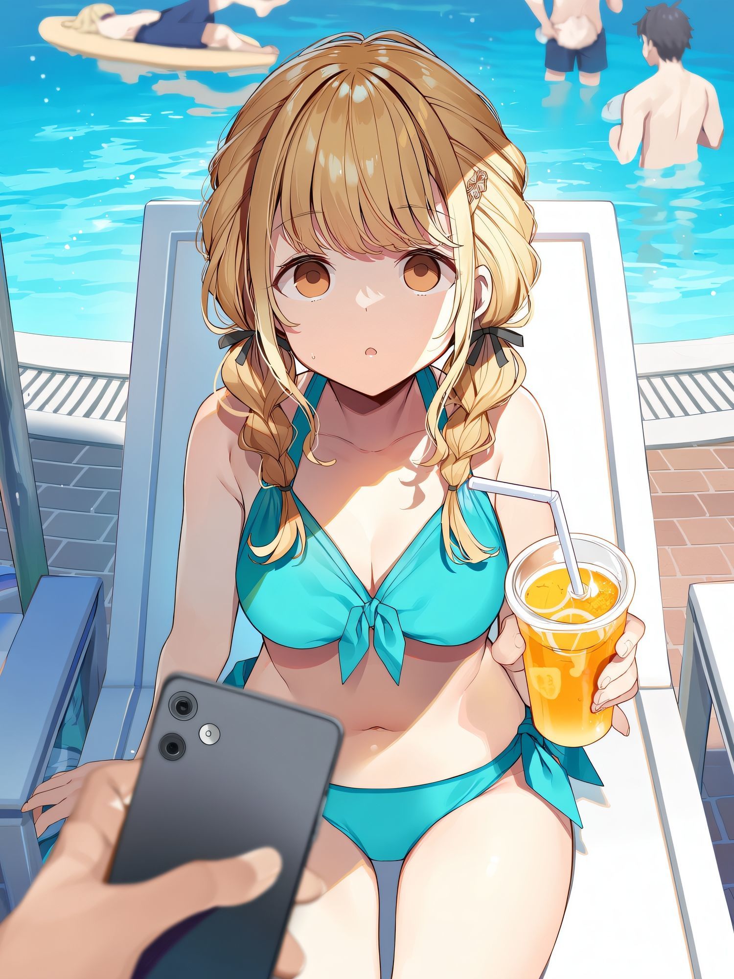 プールで見つけたアイドルに意識あり催◯かけて犯してみた〜藤◯ことね〜 - サンプル画像 3