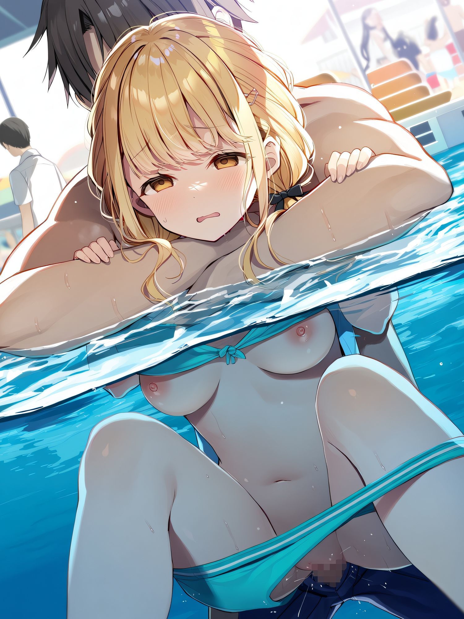 プールで見つけたアイドルに意識あり催◯かけて犯してみた〜藤◯ことね〜 - サンプル画像 4