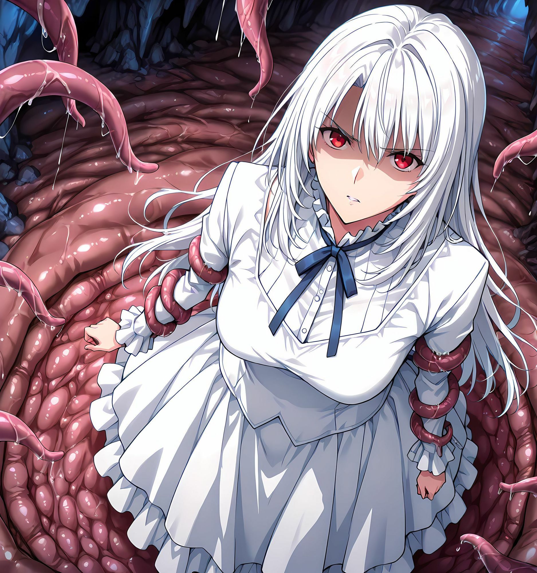 フィリア触手魔力汚染侵食・悪堕ち孕ませ - サンプル画像 3