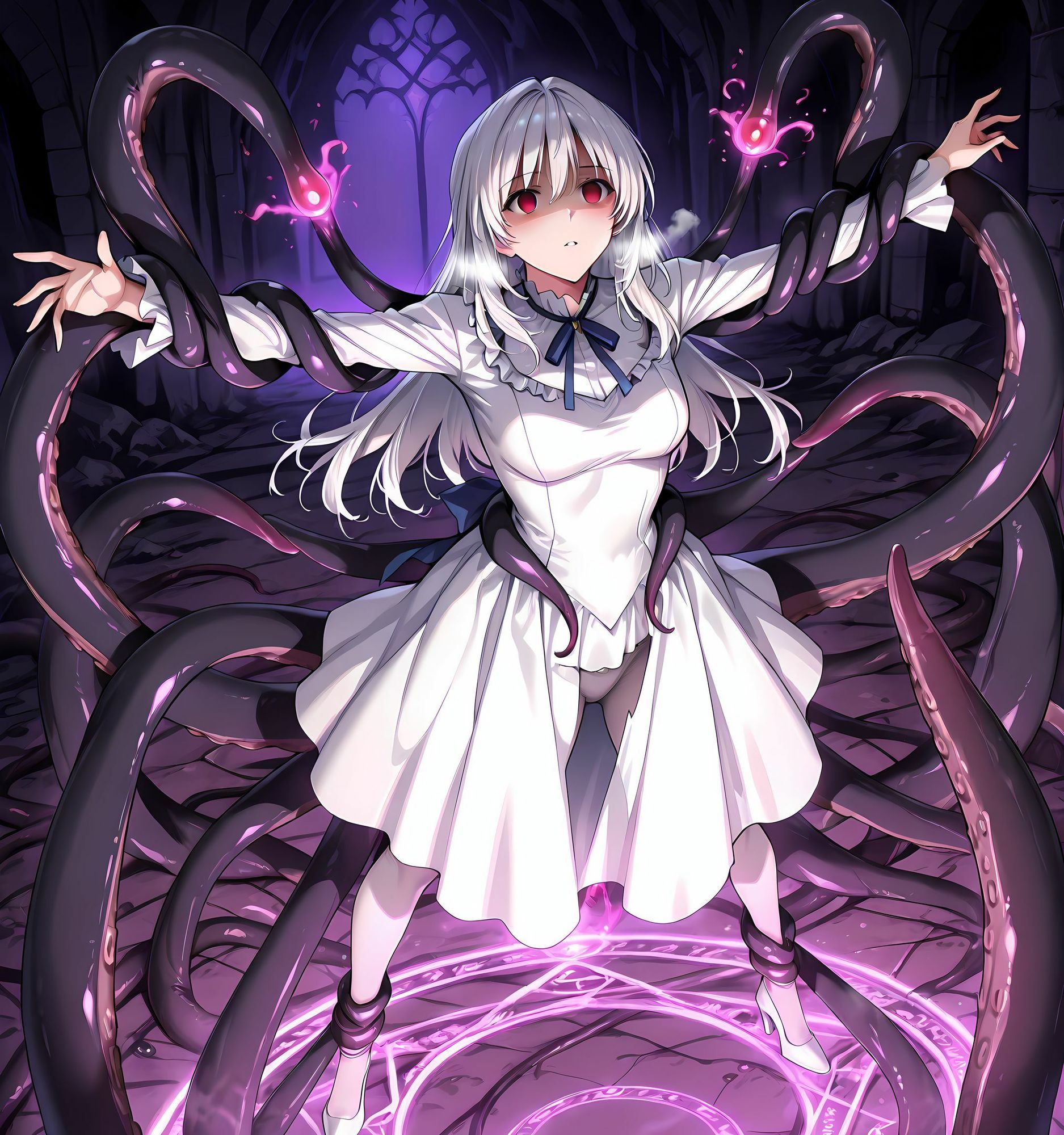 フィリア触手魔力汚染侵食・悪堕ち孕ませ - サンプル画像 5