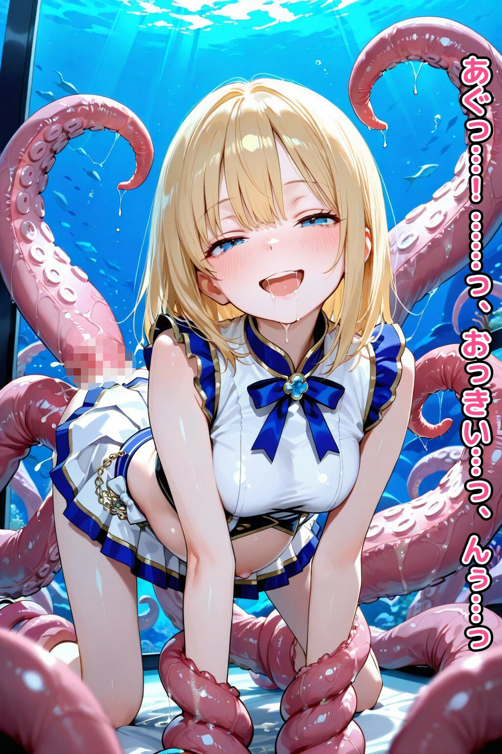 篠崎美玖の「全穴満タン・機能不全」 〜褒められて伸びるつもりが、感度良すぎて溢れちゃいました〜【ごっくん】【アナルゼリー】【触手産卵】【CDZ】 - サンプル画像 1