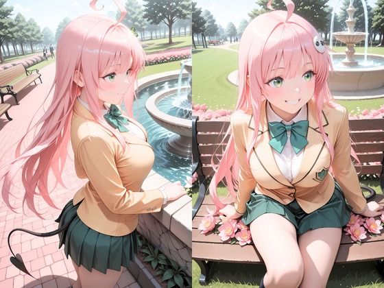 ［4KCG＋2Kミニアニメ15本］野外催●堕ち:宇宙の王女が、地球上の男に堕ちる夜  ララ・サタ〇ン・デビルーク編  ToL〇VEる -とらぶる- ダークネス - サンプル画像 1