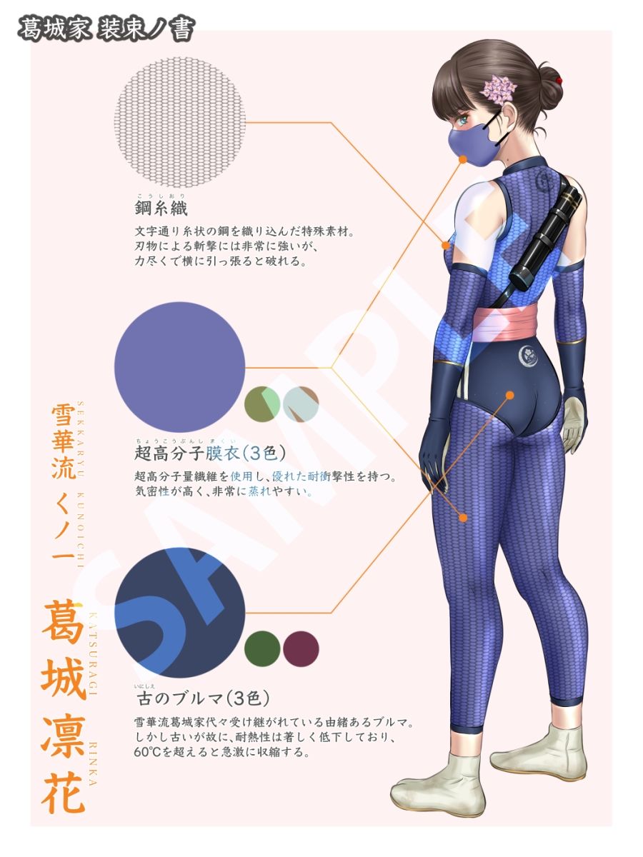 匂い立つ恥臭 〜葛城家くノ一の確執〜 - サンプル画像 1