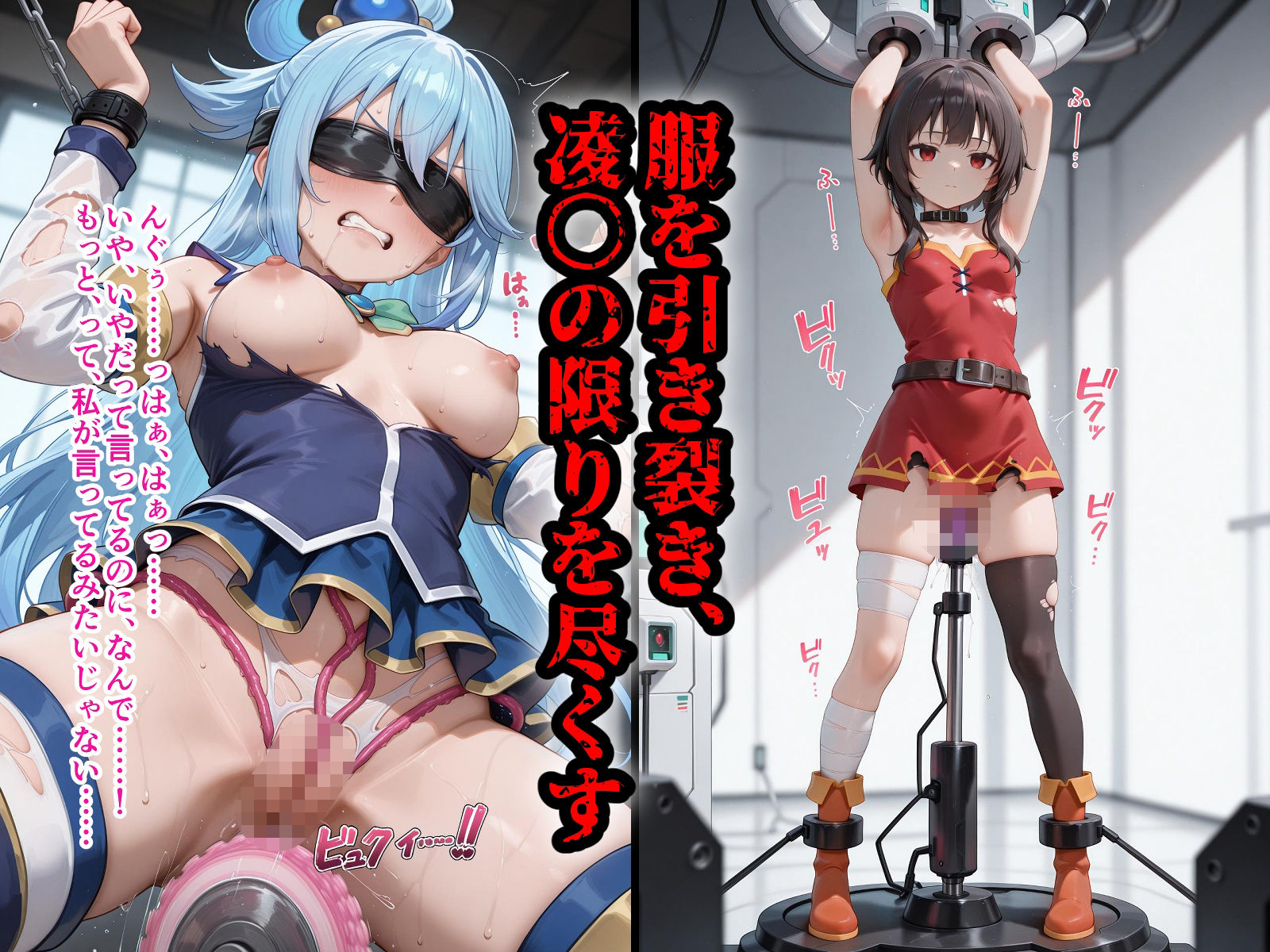 完全敗北魔法使い1 めぐ〇ん ア〇ア 屈服するまで責め続ける！ - サンプル画像 10