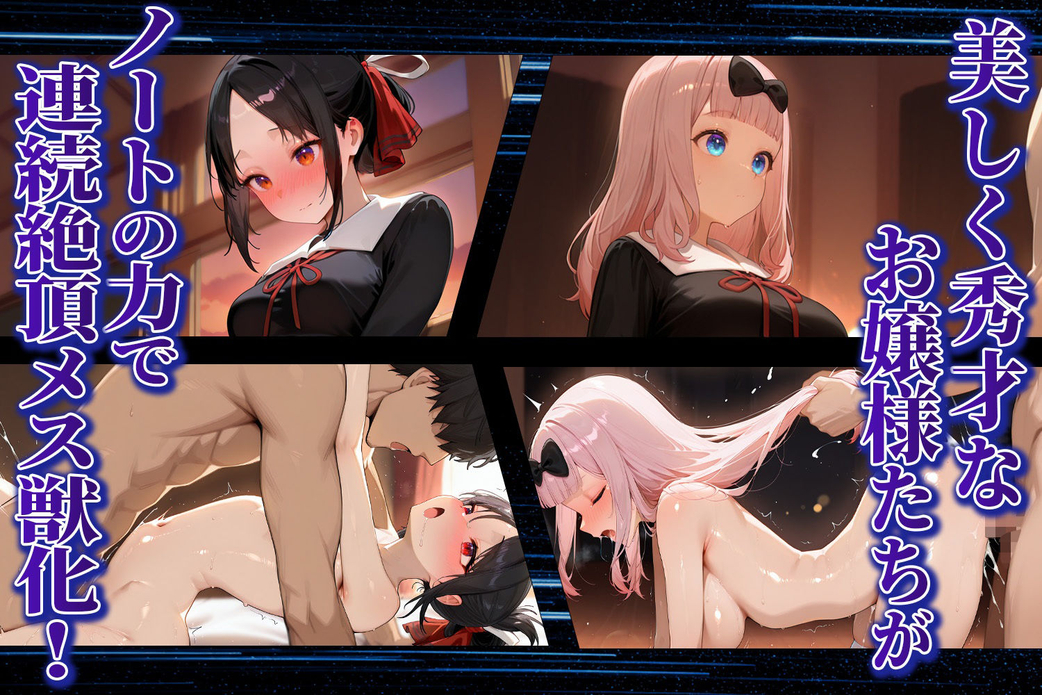 メスノート 〜無限絶頂に堕ちるヒロイン達 四宮かぐや編〜 - サンプル画像 4