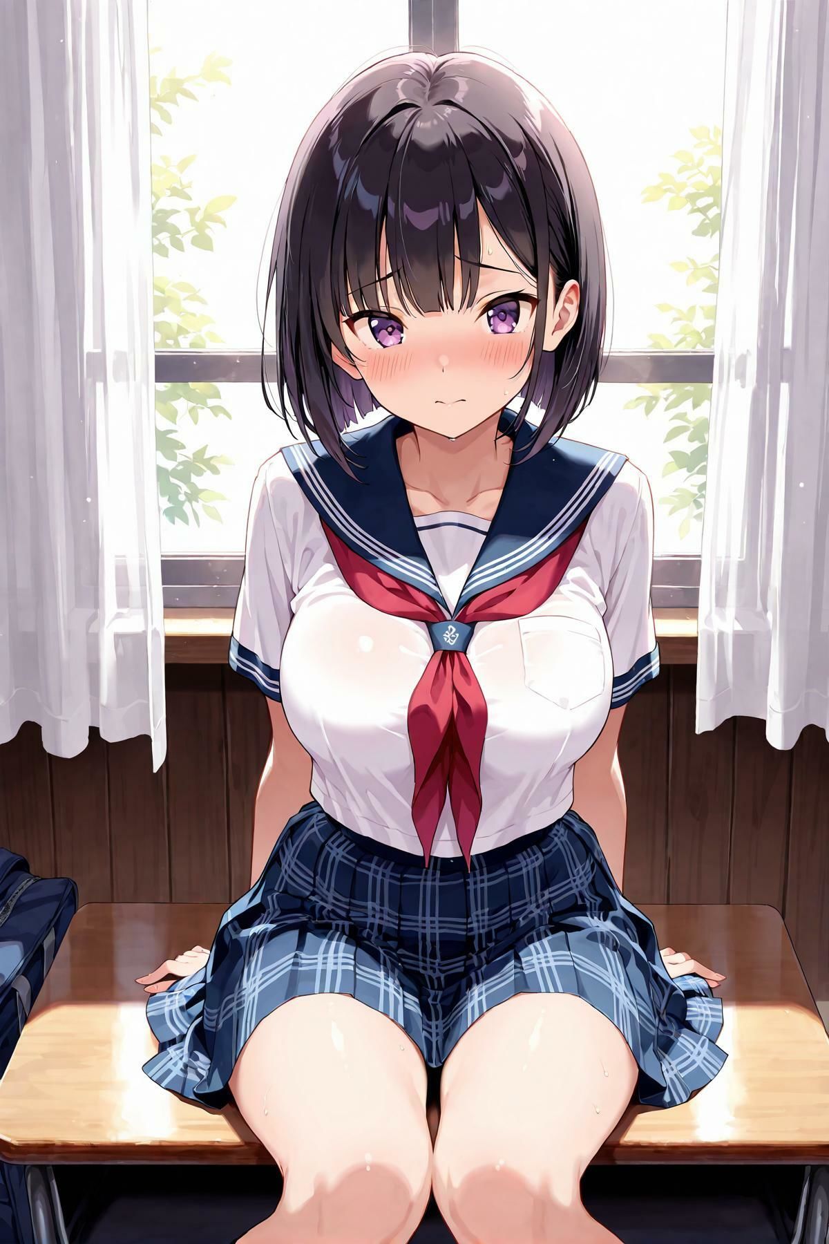 女子校生メス堕ち 〜黒髪のお嬢様女子に種付け性指導編に種付け性指導編〜 - サンプル画像 2