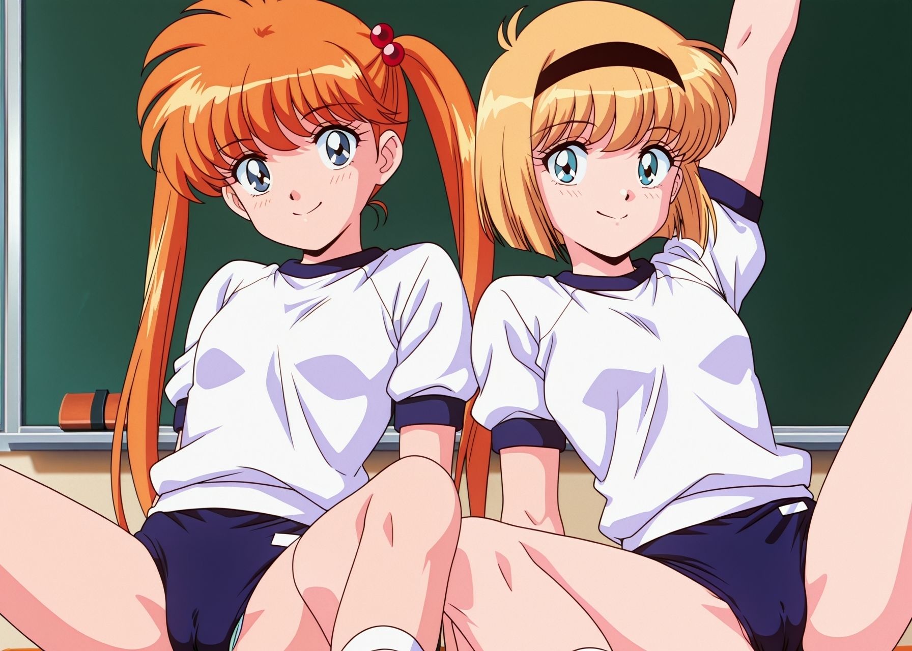 ブルマ郷子＆美樹 - サンプル画像 1