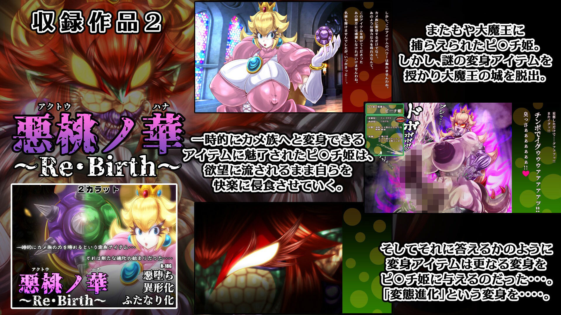 姫亀怪改 弐 -亀桃姫シリーズ総集編2- - サンプル画像 2