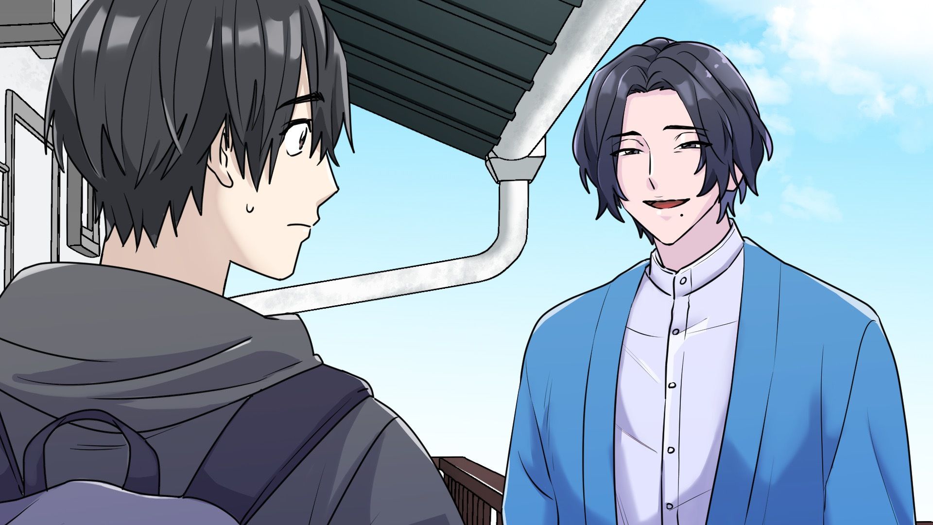 アパートの部屋の壁に穴が空いていたら 〜覗き見から始まるエッチな関係〜 - サンプル画像 4