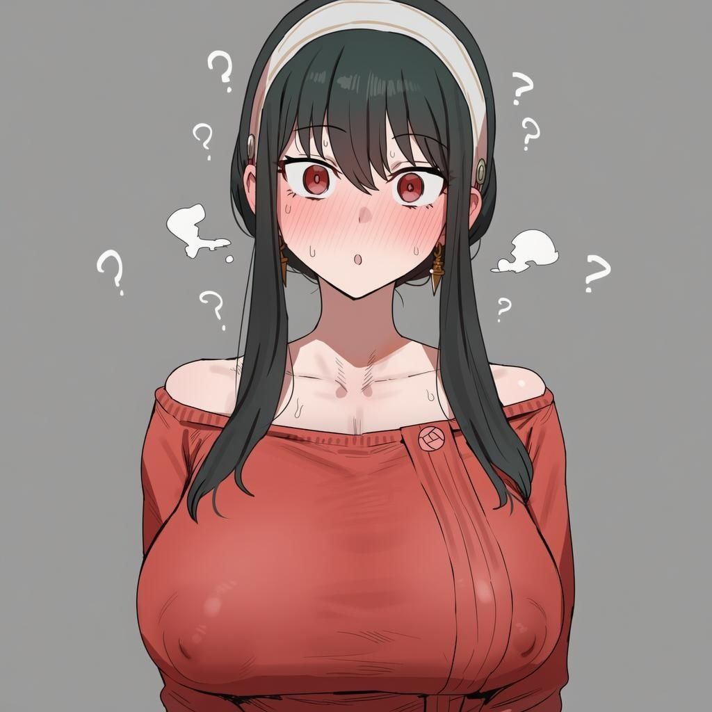 殺し屋人妻の休日堕ち！ヨル・フォージャーの催●調教〜赤セーターから発情バニーへの極限搾精〜 - サンプル画像 1