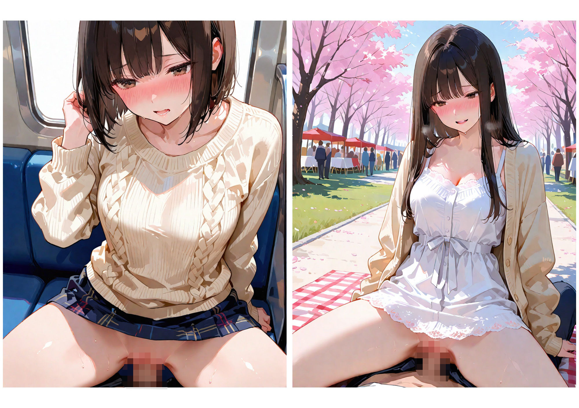 公共の場でハメ撮りw - サンプル画像 7