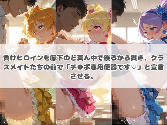 負けヒロインが敗北堕ちして俺のチ●ポ専用便器になった結果 プ〇キュア 4 - サンプル画像 1