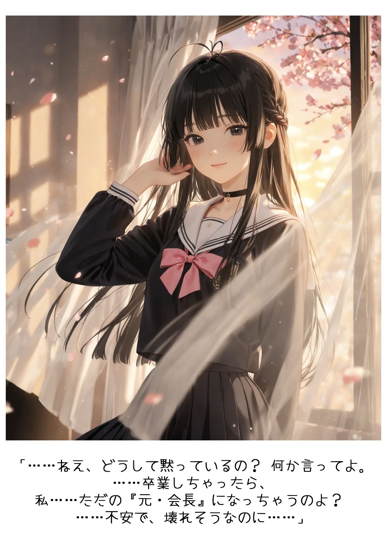 春、想いをほどく彼女たちFinal〜卒業後の音楽室、夕暮れに溶ける会長の純情〜 - サンプル画像 2